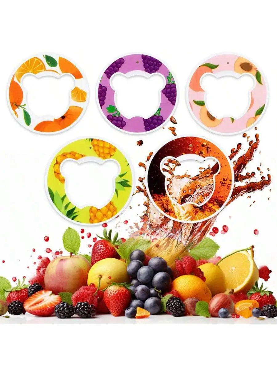 1pc/2pcs/5pcs random flavored aromatic ring with various fruit beverage flavor pods, suitable for travel, sports