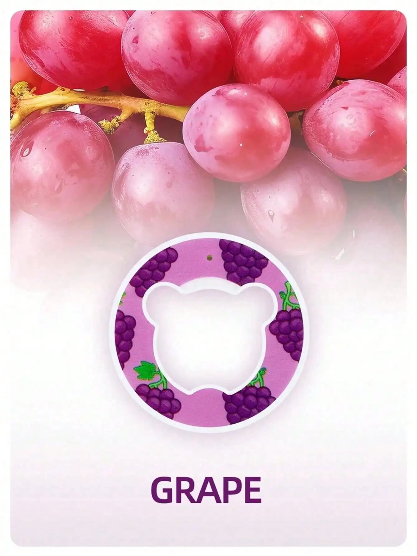 1pc/2pcs/5pcs random flavored aromatic ring with various fruit beverage flavor pods, suitable for travel, sports