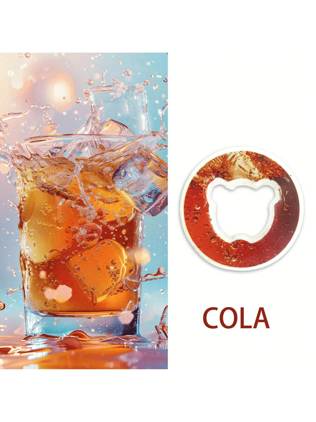1pc/2pcs/5pcs random flavored aromatic ring with various fruit beverage flavor pods, suitable for travel, sports