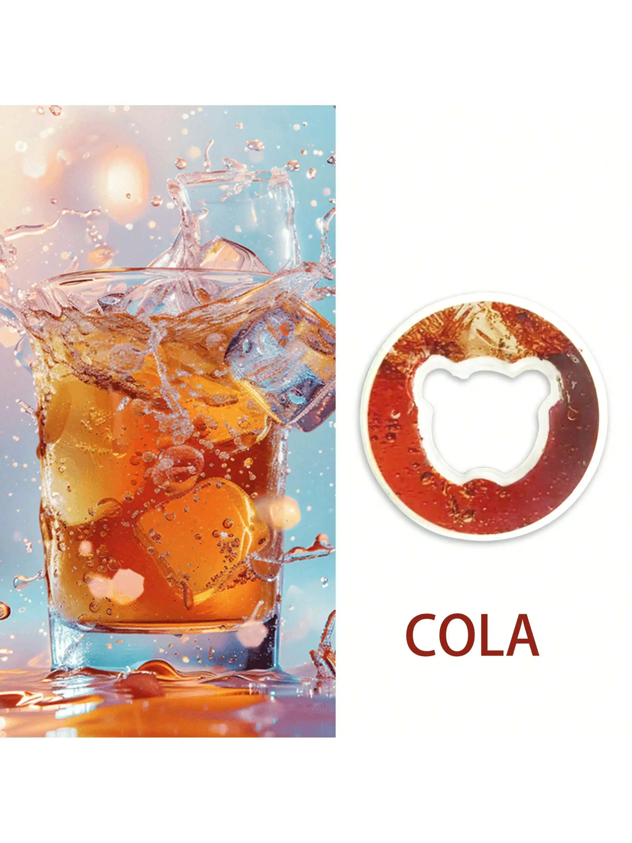 1pc/2pcs/5pcs random flavored aromatic ring with various fruit beverage flavor pods, suitable for travel, sports