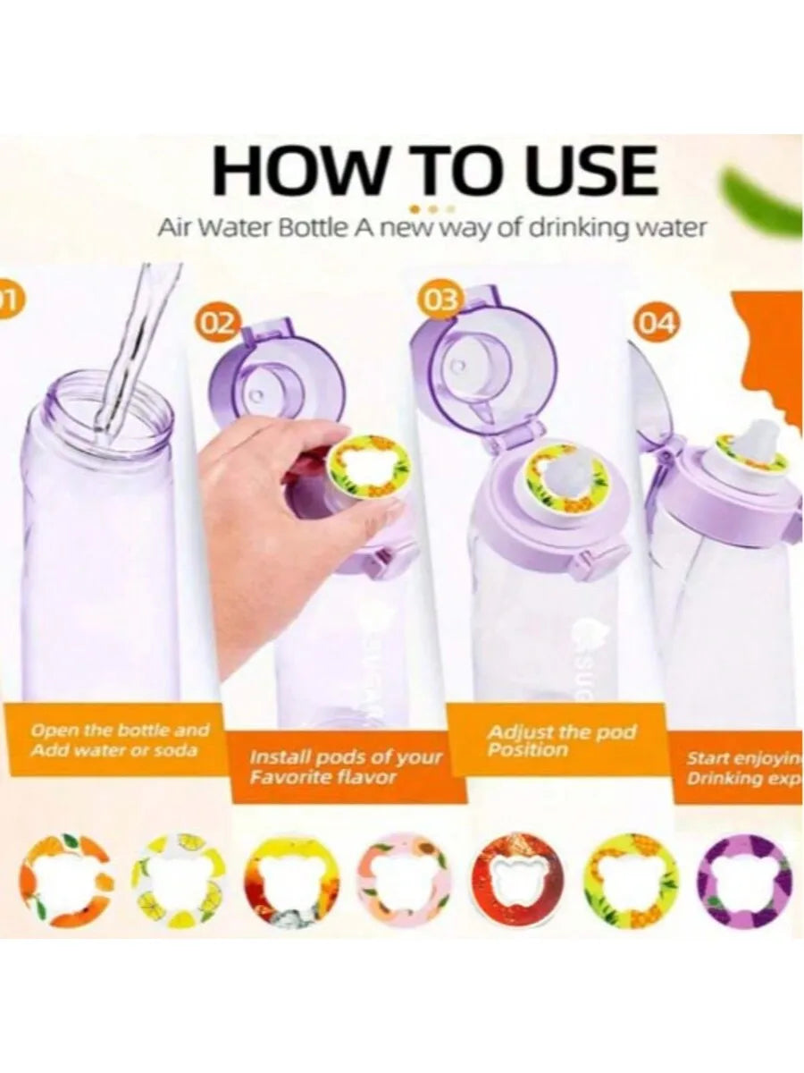 1pc/2pcs/5pcs random flavored aromatic ring with various fruit beverage flavor pods, suitable for travel, sports